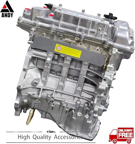 مجموعة محرك البنزين G4FD 1.6L 1591CC غاز طويل المتوافق مع Hyundai 2012-2017 Accent Veloster ، من أجل Kia Rio Soul 1.6L in Kuwait