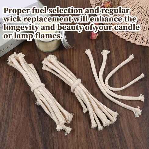 20 pcs 1/4 "مصباح زيت مستدير الفطائر ، فتيل القطن لمصابيح الزيت المصنوعة يدويًا ويكز بديل للزيت مصباح شمعة مصباح كيروسين فانوس in Kuwait