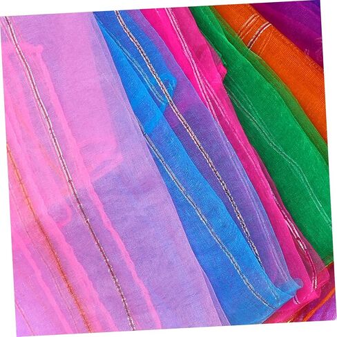 10pcs Dance Scarves for Soft Play Accessories Lightweight Hand Scarves for Preschool Juggling Tricks and Performance Activities in Saudi Arabia