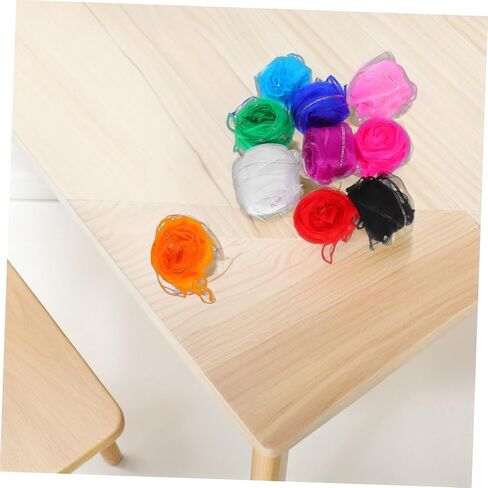 10pcs Dance Scarves for Soft Play Accessories Lightweight Hand Scarves for Preschool Juggling Tricks and Performance Activities in Saudi Arabia