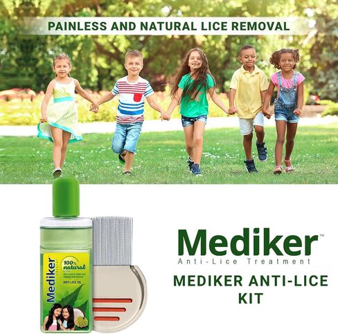 Anti Lice Treatment Shampoo with Neem & Coconut for Lice & Eggs | Relieves Itching From Lice Bite & Prevents Re-infestation | Painless Lice Removal | Safe For Children | 50 ml in Kuwait