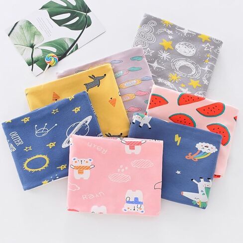 3PCS Baby Cotton Neck Warmer - Soft Cartoon-Themed Kids Scarf for Outdoor Comfort and Festive Winter Warmth in Saudi Arabia