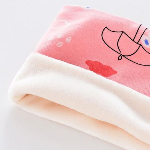 3PCS Baby Cotton Neck Warmer - Soft Cartoon-Themed Kids Scarf for Outdoor Comfort and Festive Winter Warmth in Saudi Arabia