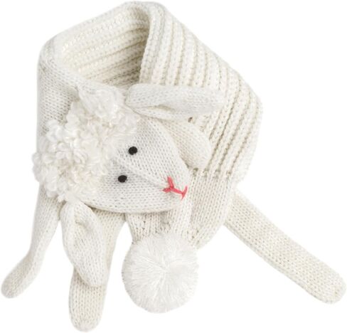 Kids Animal Character Double-Layer Knitted Scarf - Fun Critter Design for Children All Ages in Saudi Arabia