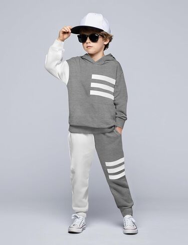 Size 2-6 Years Toddler Boys Clothes Hoodie Sweatsuits and Pants 2-Piece Boys Fashion Fall Winter Outfits Set in Saudi Arabia