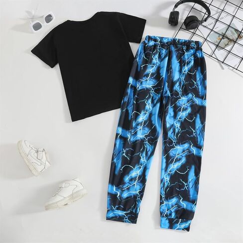 طفل طفل طفل ملابس هندسية ممنوعة ألوان الحظر أعلى الصيف سراويل طويلة 2pc مجموعة الصيف الزي in Kuwait