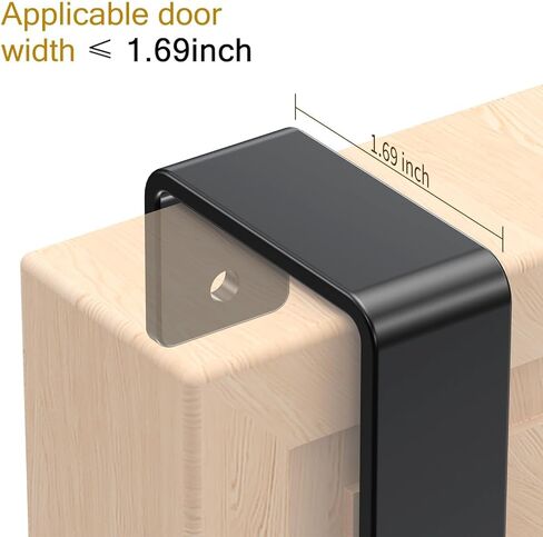 niffgaff Over Door Towel Hooks: Bathroom Rack Hanger for Towels, Overdoor Coat Rack Hanging for Clothes Organizer, Gold, 2 PCS in Kuwait