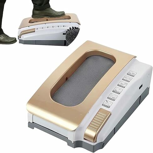 Shoes Cleaner Polisher,Rechargeable Entrance Shoe Brush,Fully Automatic Sole Cleaning Machine, Waterless Shoe Cleaner,for Home/Hotel Entrance Hall/Sales Center(Red) in Saudi Arabia