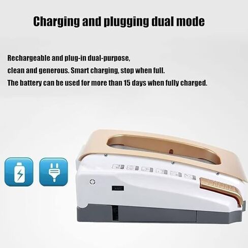 Shoes Cleaner Polisher,Rechargeable Entrance Shoe Brush,Fully Automatic Sole Cleaning Machine, Waterless Shoe Cleaner,for Home/Hotel Entrance Hall/Sales Center(Red) in Saudi Arabia