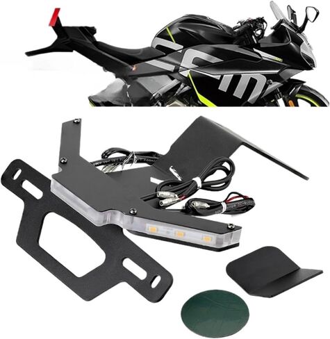 حامل لوحة رخصة دراجة نارية LED LED Flasher Tail Fender Eliminator متوافق مع CFMOTO 250SR 300SR 300SS 250 SR 300 SS 2020-2023 in Saudi Arabia