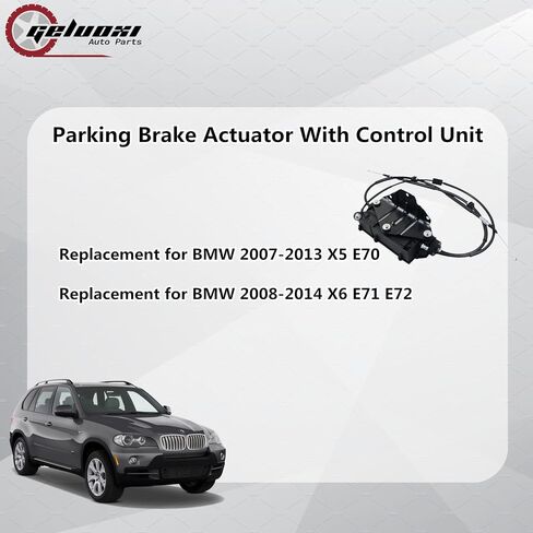 Geluoxi 34436850289 مشغل فرامل الانتظار مع استبدال وحدة التحكم لعام 2007-2014 BMW E70 X5 E71 X6 الجزء# 34436779451 34436782205 in Saudi Arabia