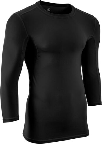 Champro Lightning Youth Three-Quarter Sleeve Compression Shirt Baselayer for Football, Basketball, Baseball in Kuwait