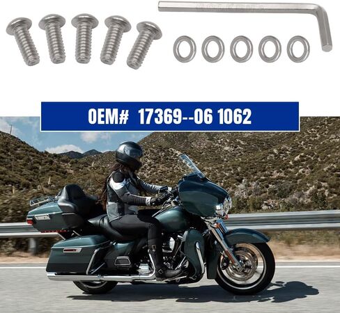 304 مقاومًا للبديل عن الفولاذ المقاوم للصدأ ، أكياس المسمار المسمار ل dyna fxdwg softail tri glide street glide cvo breakout Blackline Ultra Limited #OEM 17369-06 1062 in Saudi Arabia