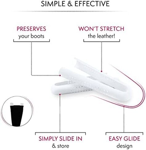 Bag-a-Vie Tall Boot Shapers For Women - Easy Glide Boot Stand-Up Inserts in Saudi Arabia
