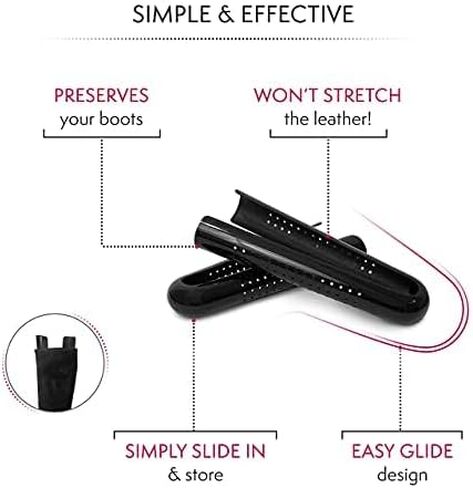 Bag-a-Vie Tall Boot Shapers For Women - Easy Glide Boot Stand-Up Inserts in Saudi Arabia