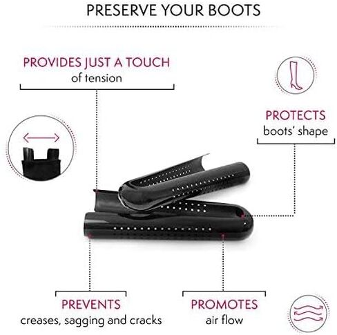 Bag-a-Vie Tall Boot Shapers For Women - Easy Glide Boot Stand-Up Inserts in Saudi Arabia