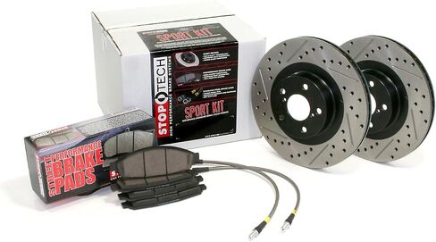 Stoptech 978.34004R Sport Axle Pack, Drilled & Slotted, Rear in Saudi Arabia