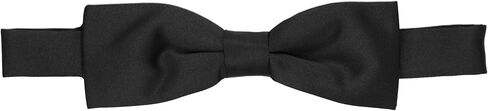 tiemart Black Slim Band Collar Bow Tie in Saudi Arabia