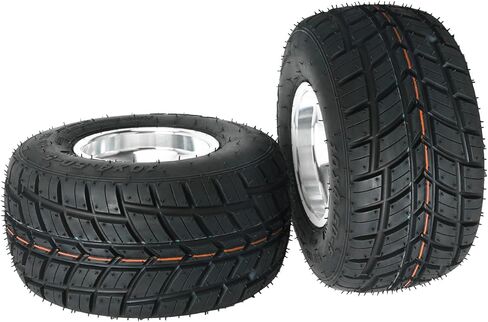 2 Pack 11x7.10-5 Go Kart Drift Trike Tires with 3 Lug Aluminum Rims 48mm Spacing Tubeless Tire Wheel Assembly 11x7.1-5 11x7.10x5 5 inch Wheels for Racing Karting Buggy Mini Drift Bike in Saudi Arabia