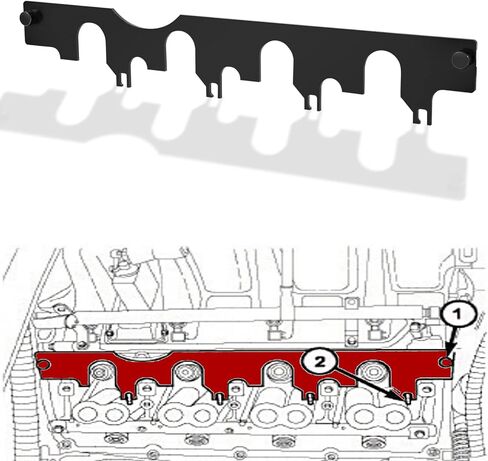 9070A Push Rod Retainer Can Be Used for Installing the Intake Side Rocker Shaft Assembly in Vehicles Equipped in Saudi Arabia