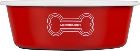 Le Creuset Enamel on Steel Large Dog Bowl, 6 Cups, Dark Blue in Kuwait