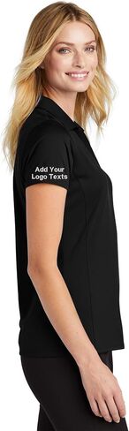 INK STITCH Women Lk398 Custom Embroidery Add Logo Texts Staff Performance Polo Shirts in Kuwait