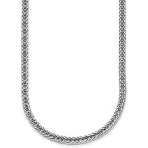 ICECARATS 925 Sterling Silver 4mm Franco Link Netlace in Kuwait