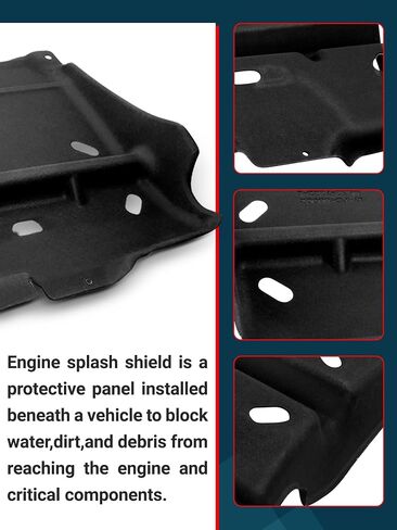 ML3Z-7222-D لوحة Splash Plane Shield تحت حفاضات متوافقة مع Ford F150 2015 2015 2017 2018 2019 2020 مع محرك البنزين/لا يناسب طراز Raptor/Not Fit 3.0L الديزل in Saudi Arabia