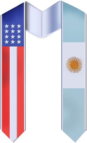 سرق التخرج الدولي والولايات المتحدة العلم وشاح للتخرج الدولي in Kuwait