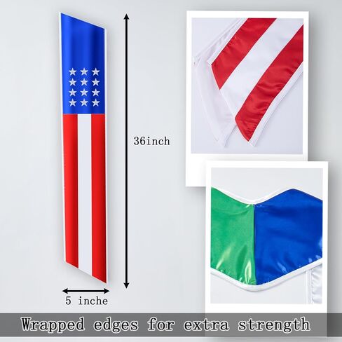 USA and International Flag Graduation Stole Sash for International Graduation in Kuwait