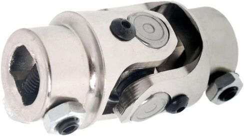توجيه واحد Chrome U-Coint Shaft 3/4 "DD 3/4" DD Stainles Steel (تحت الإشارة) لـ RAV4 97 99-00 02 05-18 ، لـ CR-V 98 01 03-08 10-11 15-17 ، ل Tacoma 00 02-11 13 15-17 in Kuwait