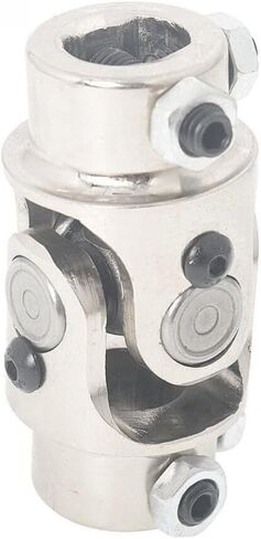توجيه واحد Chrome U-Coint Shaft 3/4 "DD 3/4" DD Stainles Steel (تحت الإشارة) لـ RAV4 97 99-00 02 05-18 ، لـ CR-V 98 01 03-08 10-11 15-17 ، ل Tacoma 00 02-11 13 15-17 in Kuwait