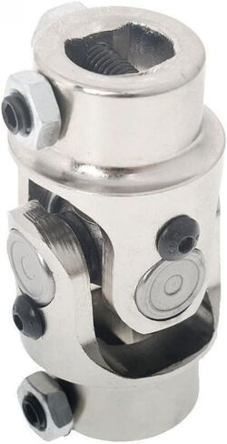 توجيه واحد Chrome U-Coint Shaft 3/4 "DD 3/4" DD Stainles Steel (تحت الإشارة) لـ RAV4 97 99-00 02 05-18 ، لـ CR-V 98 01 03-08 10-11 15-17 ، ل Tacoma 00 02-11 13 15-17 in Kuwait