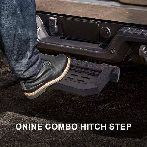 خطوة عوائق أسود في الملمس مع قفل العوائق وملاءمة الاستقرار 2 "، واقي المصد الخلفي ، ودرع عوائق in Kuwait