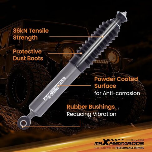 maXpeedingrods 0-4" Front Lift Shock for Chevy Silverado/GMC Sierra 2500/3500 HD 2001-2010 in Saudi Arabia