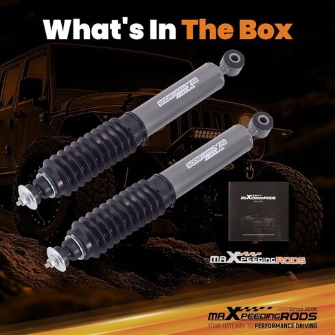 maXpeedingrods 0-4" Front Lift Shock for Chevy Silverado/GMC Sierra 2500/3500 HD 2001-2010 in Saudi Arabia