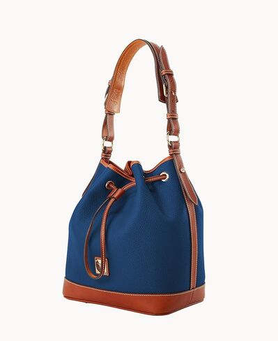Dooney & Bourke Shoulder Bags, Pebble Grain Drawstring Leather Bucket Bags for Women in Saudi Arabia