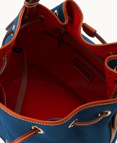Dooney & Bourke Shoulder Bags, Pebble Grain Drawstring Leather Bucket Bags for Women in Saudi Arabia