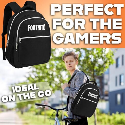 حقيبة الظهر Fortnite for Kids Teens School Bookbag Bag Bag Rucksack لقضاء العطلات الرياضية للأطفال (أصفر) in Saudi Arabia