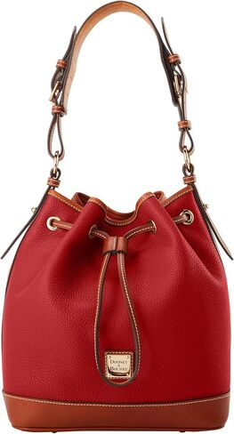 Dooney & Bourke Shoulder Bags, Pebble Grain Drawstring Leather Bucket Bags for Women in Saudi Arabia