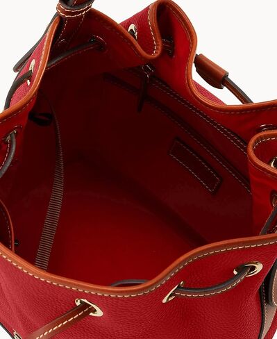 Dooney & Bourke Shoulder Bags, Pebble Grain Drawstring Leather Bucket Bags for Women in Saudi Arabia