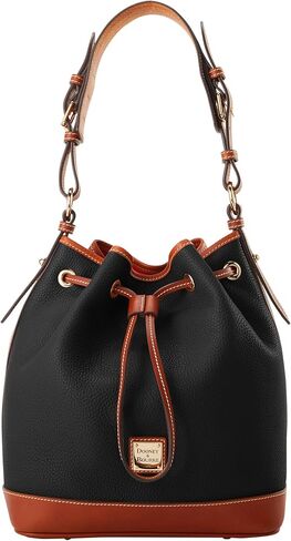Dooney & Bourke Shoulder Bags, Pebble Grain Drawstring Leather Bucket Bags for Women in Saudi Arabia