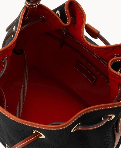 Dooney & Bourke Shoulder Bags, Pebble Grain Drawstring Leather Bucket Bags for Women in Saudi Arabia