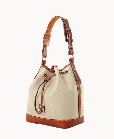 Dooney & Bourke Shoulder Bags, Pebble Grain Drawstring Leather Bucket Bags for Women in Saudi Arabia