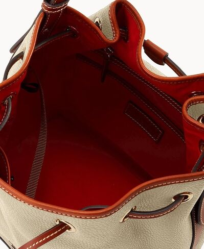 Dooney & Bourke Shoulder Bags, Pebble Grain Drawstring Leather Bucket Bags for Women in Saudi Arabia