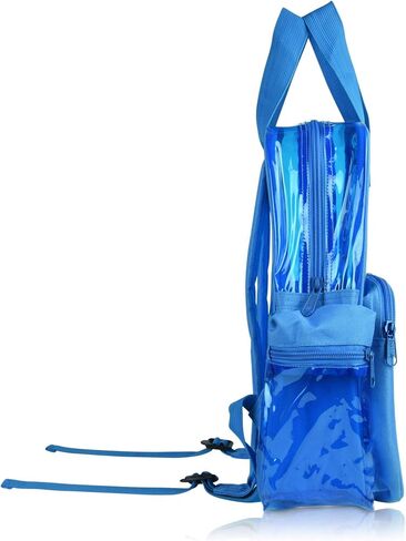 DALIX Small Transparent Clear Backpack in Neon Yellow in Saudi Arabia