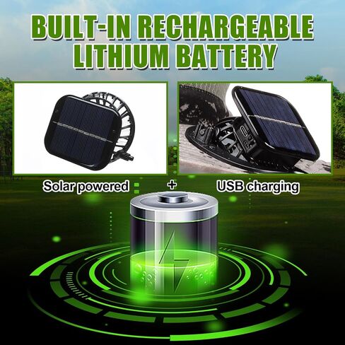 Fishing Hat with 2 Fan Wide Brim Sun Outdoor Hat USB Charging and Solar Powered Fishing Cowboy Hats for Summer Men Women UV Protection Beach Travel Garden Hiking Camping Sports Dark Gray in Kuwait