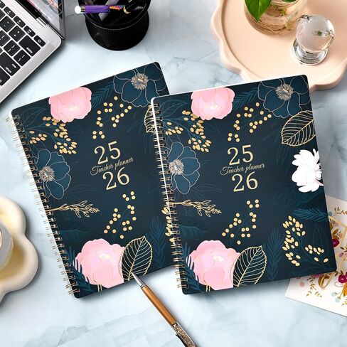 Teacher Planner 2024-2025 - Teacher Planner 2024-2025 Academic Year, Jul 2024 - Jun 2025, 8" x 10", Weekly & Monthly Lesson Planner, Academic Lesson Planner with Holidays, Printed Tabs & Quotes in Saudi Arabia