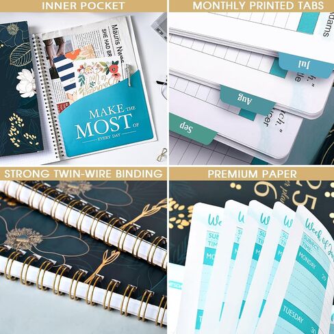 Teacher Planner 2024-2025 - Teacher Planner 2024-2025 Academic Year, Jul 2024 - Jun 2025, 8" x 10", Weekly & Monthly Lesson Planner, Academic Lesson Planner with Holidays, Printed Tabs & Quotes in Saudi Arabia