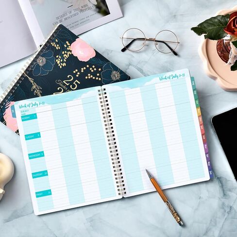 Teacher Planner 2024-2025 - Teacher Planner 2024-2025 Academic Year, Jul 2024 - Jun 2025, 8" x 10", Weekly & Monthly Lesson Planner, Academic Lesson Planner with Holidays, Printed Tabs & Quotes in Saudi Arabia